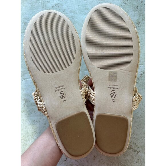 Stuart Weitzman Women's Sz 12 Magnolia T-Strap Flip Flop - Picture 6 of 8
